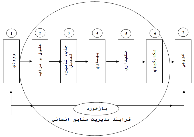 تصویر فرایند مدیریت منابع انسانی